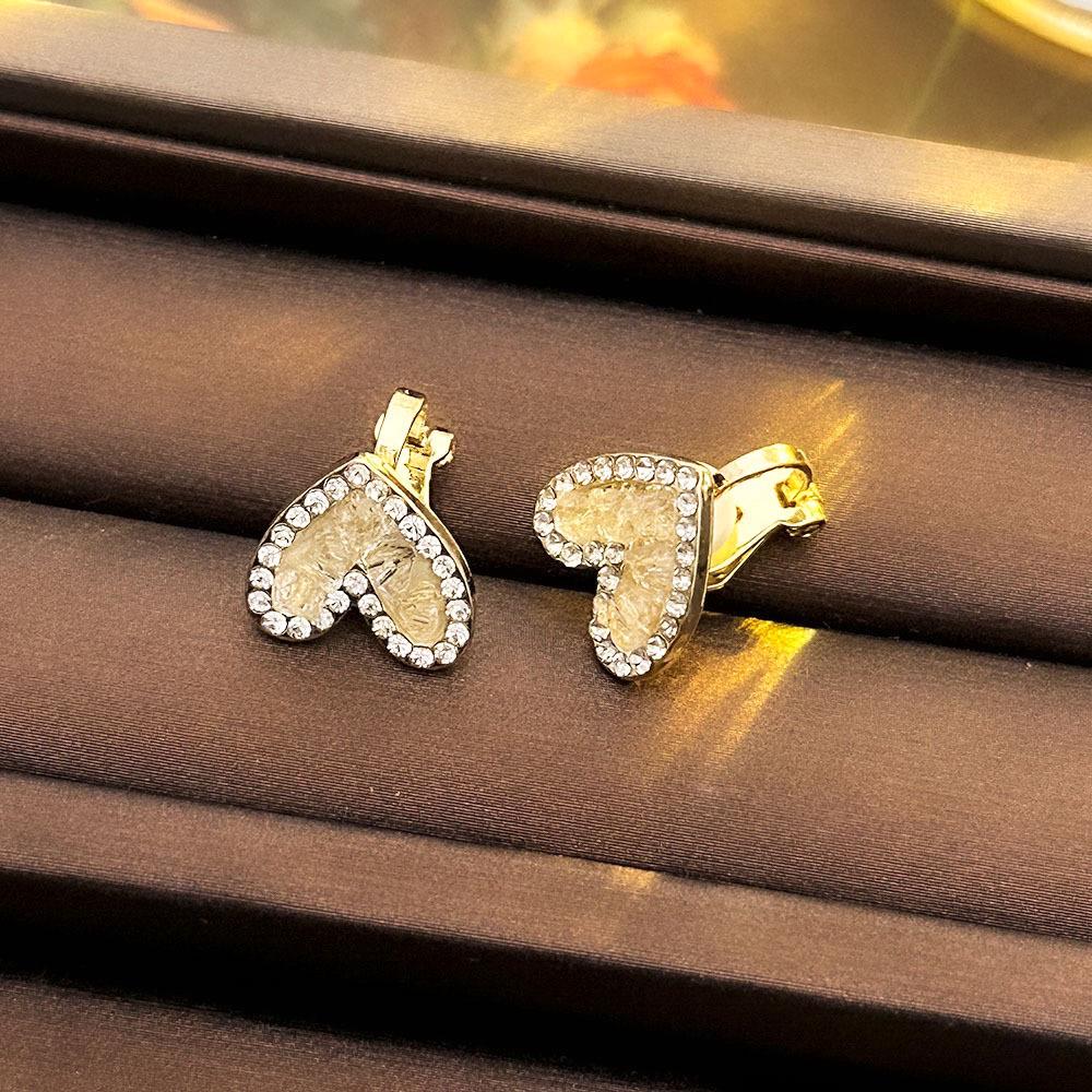 High-End Französische Dreieck Ohrclips ohne Piercing - Damen Einfache, Elegante, Luxuriöse Ohrringe