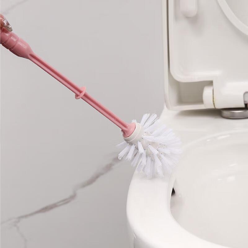 Punch-Free Wall-Mounted Toilet Brush with Base