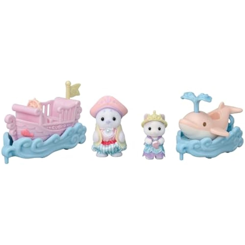 Sylvanian Families Amusement Park [Amusement Park Set -Ship/Dolphin-] Co- 80 ST Mark Certified To...