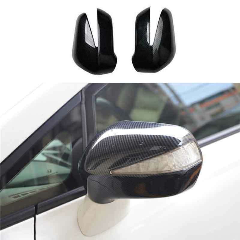 Auto-Rückspiegelabdeckung Zierblende Außendesign ABS Kohlefaser für Honda Civic 8. Generation Limousine 2006-2011