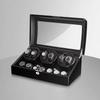 Luxury Fashionable Watches Display Box That Rotatable Watch Winder Box with LED with Lock 13 Slot Watch Box 7+6 Watch Winder Box