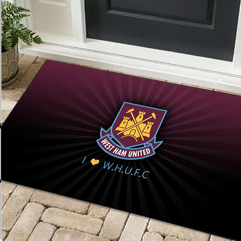 West Ham United Carpet, Chair Rug,Rug for Office Bedroom living rooms, Doormat decor Fan Gift Christmas Gift