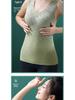 Women's Seamless Self-Heating Velvet Thermal Underwear with Chest Pads & Thick Inner Lace.