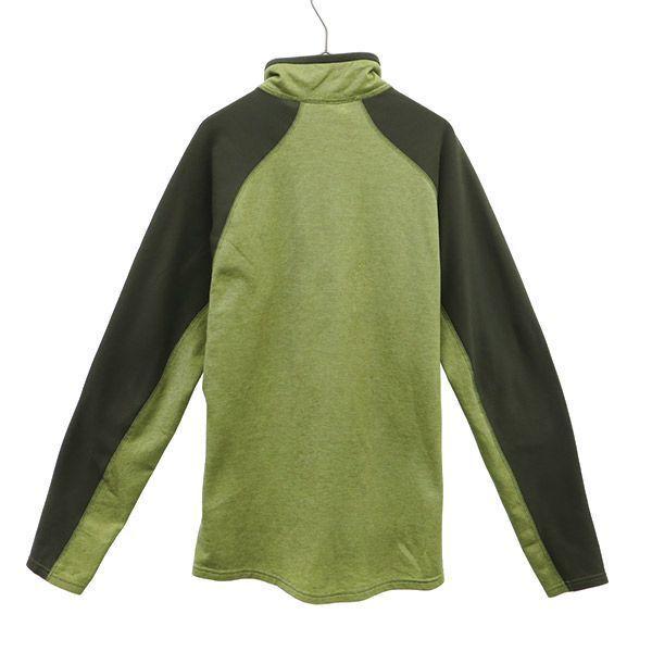 Patagonia Long Sleeve Half Zip Cut M Green Outdoor T-shirt Men's Used