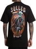 Sullen Men's No Days Off Short Sleeve Standard T-shirt Grim Reaper Tattoo Tee