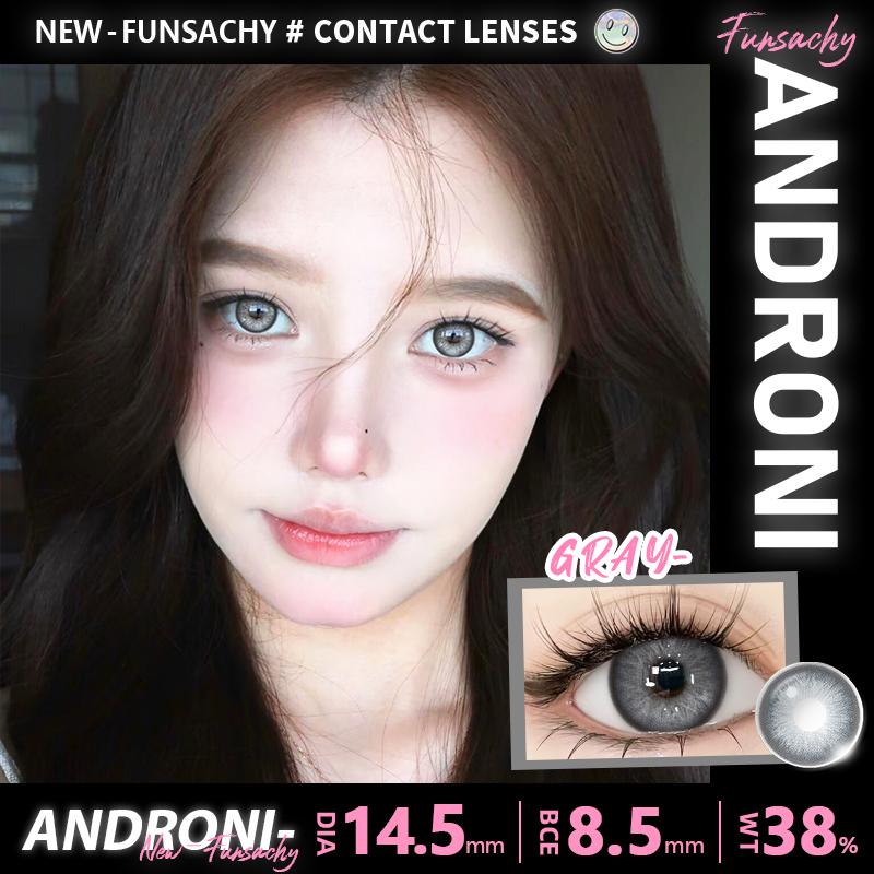 FUNSACHY 1 para gorąco sprzedających się soczewek kontaktowych kolorowych brązowych soczewek do oczu szarych pięknych źrenic niebieski kolor makijaż oczu kosmetyczne roczne