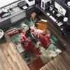 Christmas gift Halloween themed cola beverage Coca Cola carpet is suitable for living room and bedroom doormats office balcony decorative carpet V25
