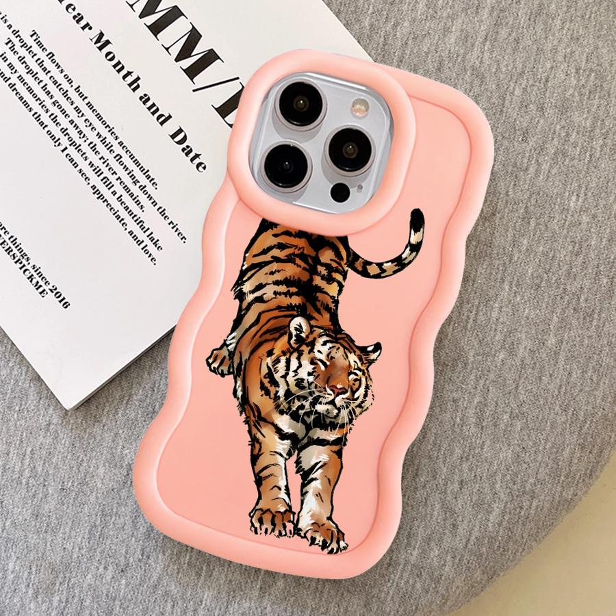 Cool Horse Tiger Soft Phone Cover Case for iPhone 14 15 Plus 8 XR 12 13 16 Pro Max 17 Air 11