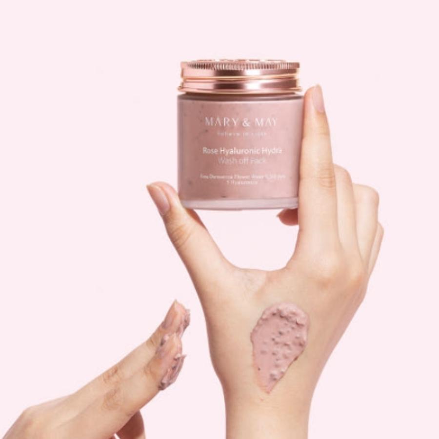 Mary&May Rose Hyaluronic Hydra Abwaschmaske 125g