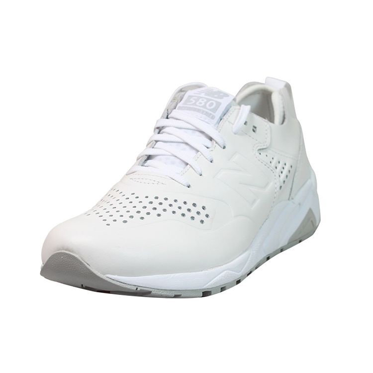 New Balance Nb 580 Lace-Up Low-Top Running Shoes Men sneakers White Gray MRT580DE