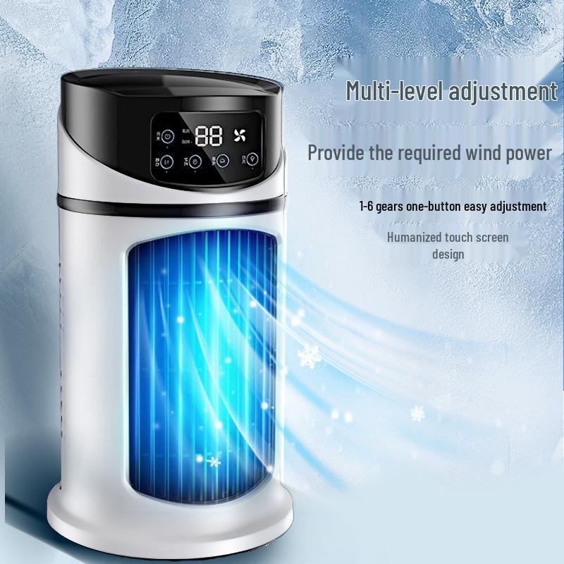 Portable USB Multifunctional Air Cooler Fan with Timer for Home, Dorm, and Office
