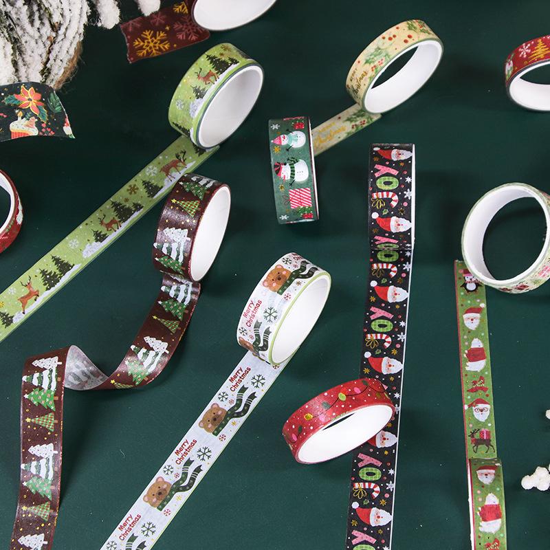 JIAMEI 12 rolls/set vintage Washi tape Decor holiday gift DIY handmade Journal aesthetic scrapbooking material masking tape