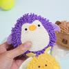 Plush Squeaky Dog Toy with Short Mop Velvet Interactive Stuffed Toy for Small Medium Large Breeds Cute Animal Soft Dog