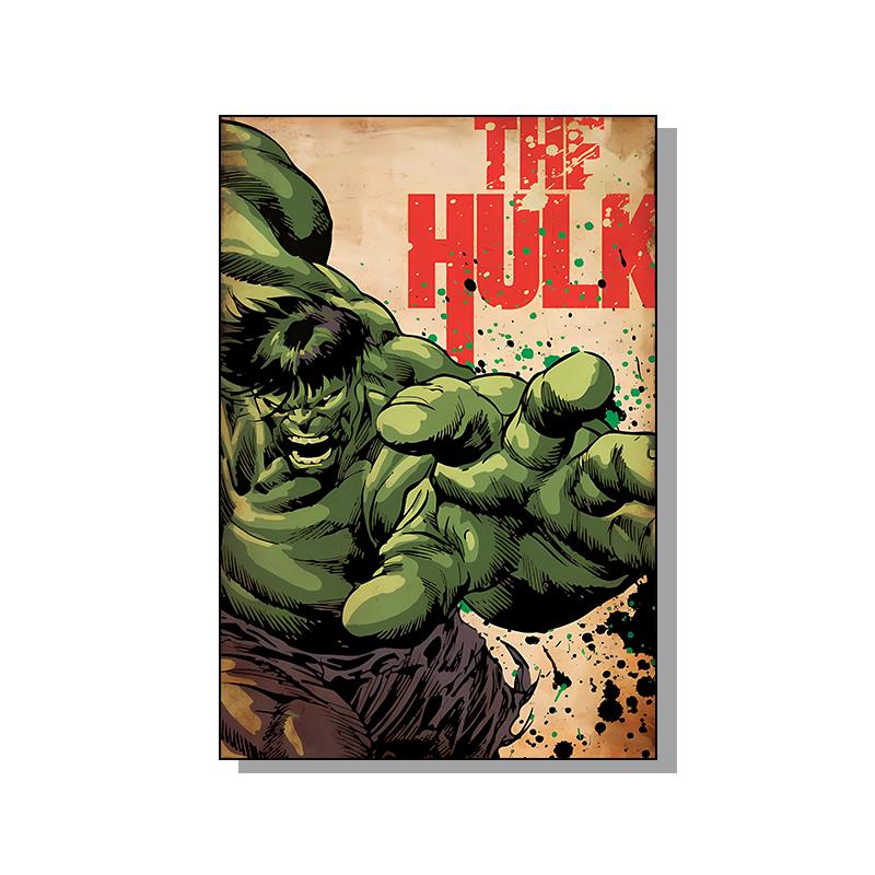 

HOT Toys Spider Man Canvas Poster Marvel Hero Decor Iron Man Batman Hulk Mural Modern Home Decoration Gift 21X30CMNo Framed