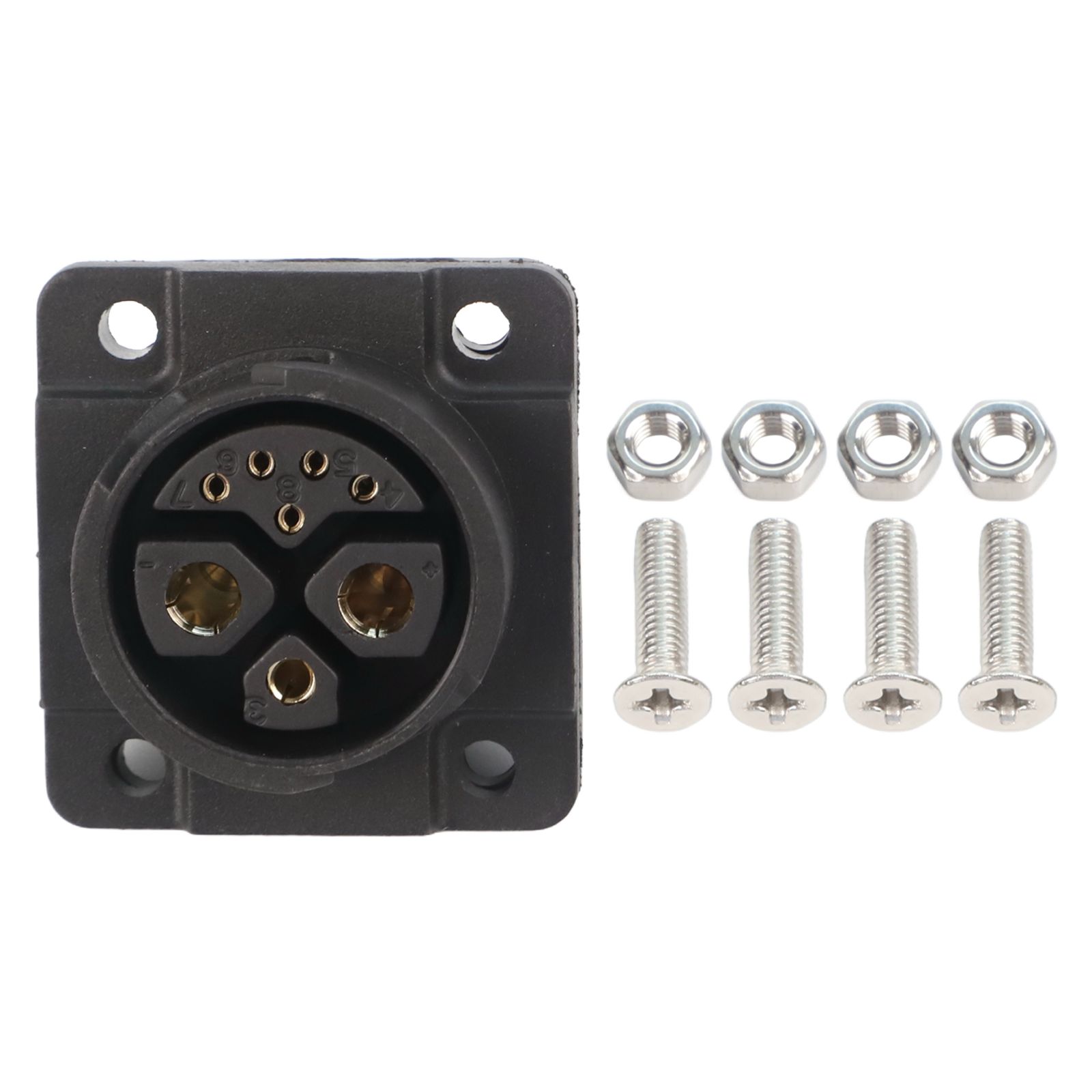 

Waterproof Motorcycle Charger Socket For New Energy Vehicles M23 IP67 Male Female 2+1 Plus 5 Energy Battery Storage Connector