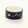4pcs Gold Silver Foil Washi Tape DIY Hot Gold Ironing Moon Star House Branches Office School Stationary Supplies Scrapbooking