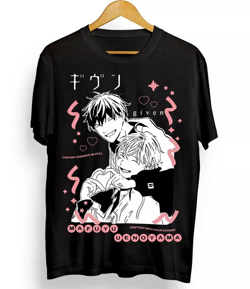 Given Ritsuka Mafuyu Sato Uenoyama Haruki Nakayama Akihiko Kaji Tshirt Black S
