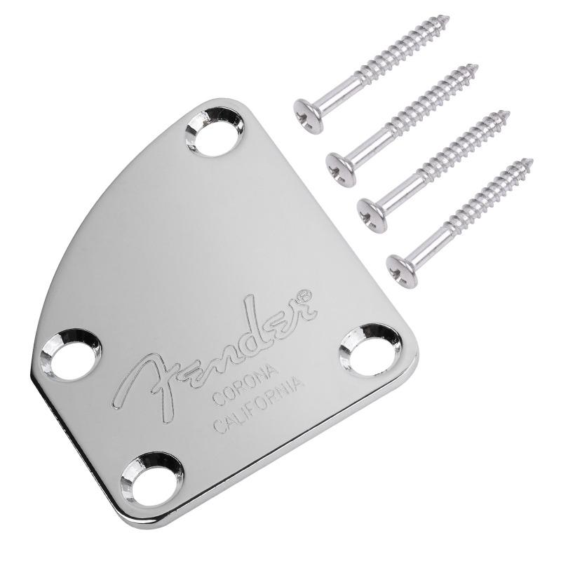 4-Hole Curved Neck Reinforcement Plate for Electric Guitar & Bass  Durable and Practical Home Protector Convenient and Practical