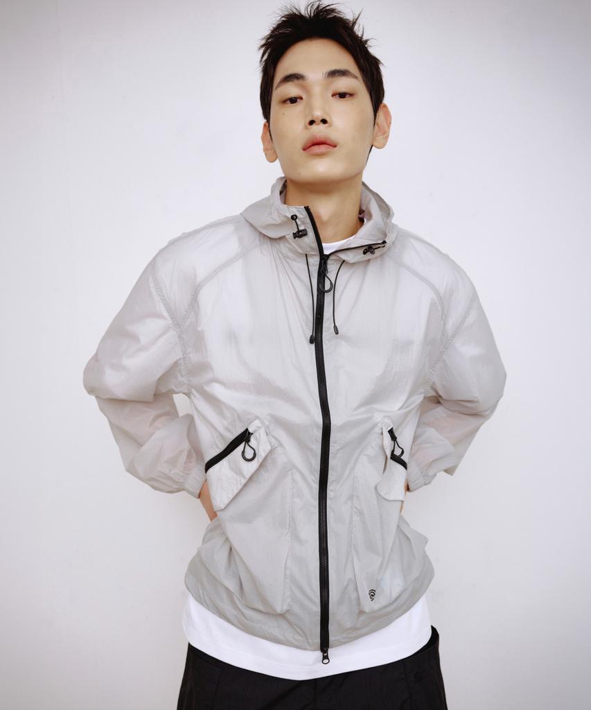 Kalapatthar X-Ray Ultra Light Windbreaker - Light Gray