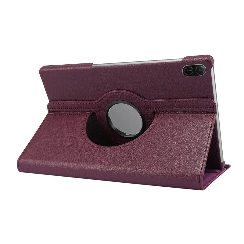 

Чехол Funda For Honor Pad X8a X 8a с вращением на 360 градусов, чехол-подставка из искусственной кожи для планшета Honor Pad X8a 11 дюймов 2024 года HonorPad X8a 11 inch фиолетовый