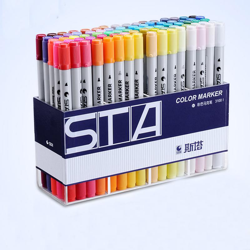 color marker double head dual tip