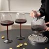 BOLTIFY Crystal Glass 360 Degree Rotating Decanter Drum 1500ml Decanter Wine Dispenser Inflator Mirror Kettle Decoration Gift