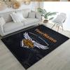Harley-davidson Motorcycles Personalized Text Area Rug Perfect for Kitchen Dormitory Playrooms Hallway Anti-slip Rug Decorate Offices