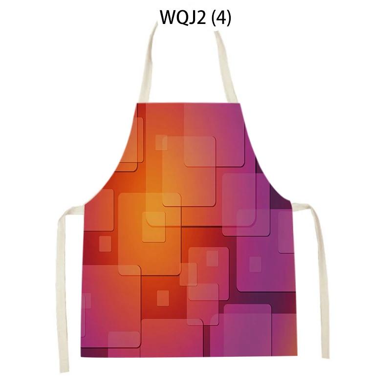 Ärmellose Küchenschürzen für Erwachsene und Kinder, ärmellose Schürzen mit abstraktem Geometriedruck, Back- und Kochzubehör, Reinigungsschürzen