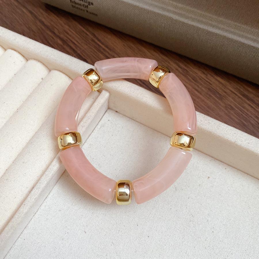 Polished Metal Round Bangle: Versatile Fashion Bracelet with European & American Cool Style, High-End Hand Jewelry