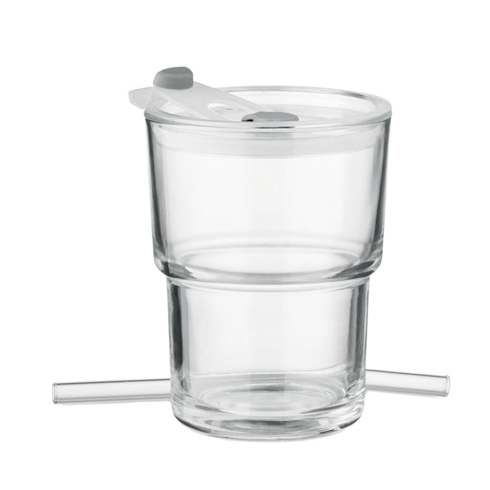 MidOcean Sip Straw Glass 400ml Tumbler