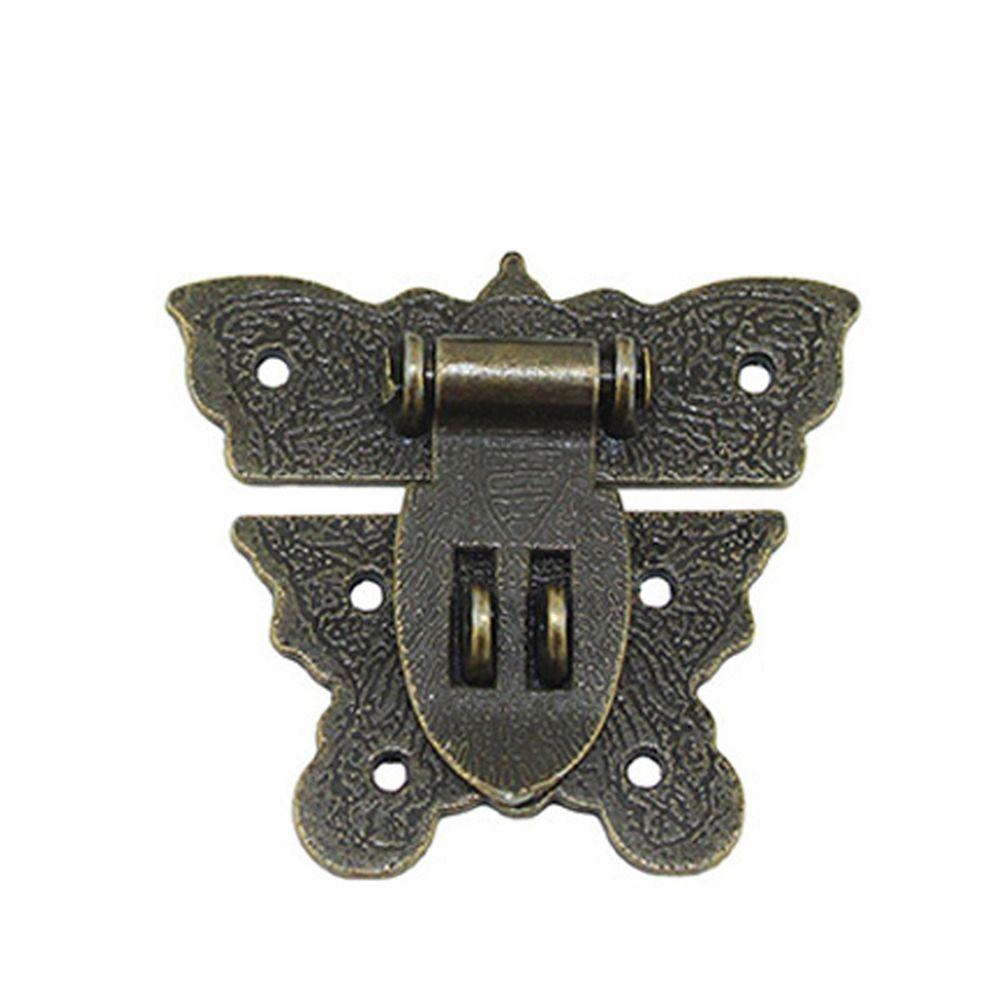 Jewelry Box Hardware Decorate Brass Household Gift Box Furniture  Lock Clasp Lock Buckle Hasps