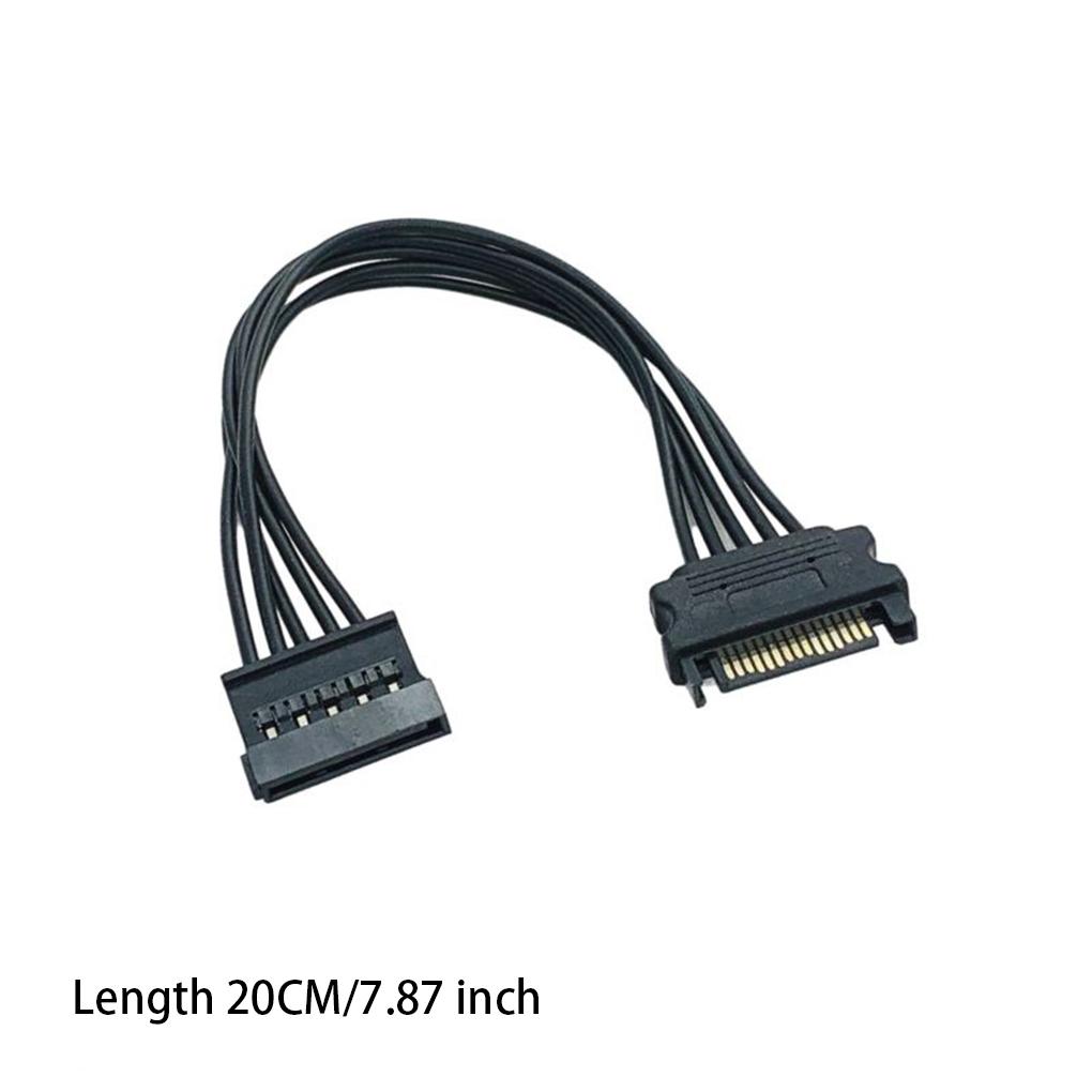 Professional Extension Cable HDD SSD Power Supply Cables Portable Power Wire Drive Floppy Extender Connector Splitter Cord