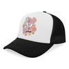 God Is Good All The Time Retro Flowers Trucker Hat Christian Faith Unisex Casual Baseball Cap