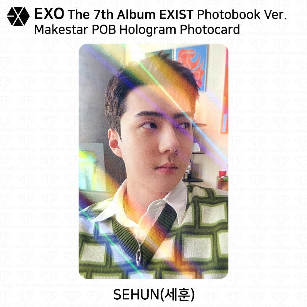 EXO The 7th Album EXIST POB Photocard Apple Music Soundwave Makestar Ktown4u