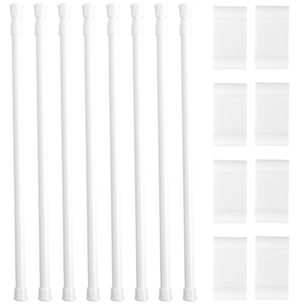 4Pcs RV Refrigerator Bar Adjustable RV Fridge Tension Rod Multipurpose Fridge Bar To Hold Drink Food RV Refrigerator Accessories