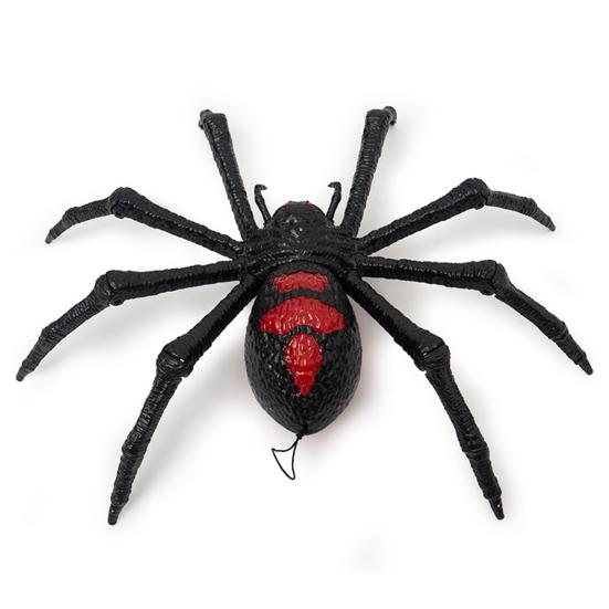 Scary Spider Decor for Bars Windows Halloween Animatronics Hanging Decoration, Giant with LED Eyes Realistic Flexible Legs And Sound Outdoor