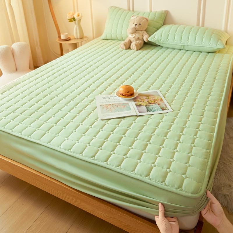 Class A Waterproof Quilted Mattress Protector - Double Bed, Breathable & Anti-Wetting Bedspread