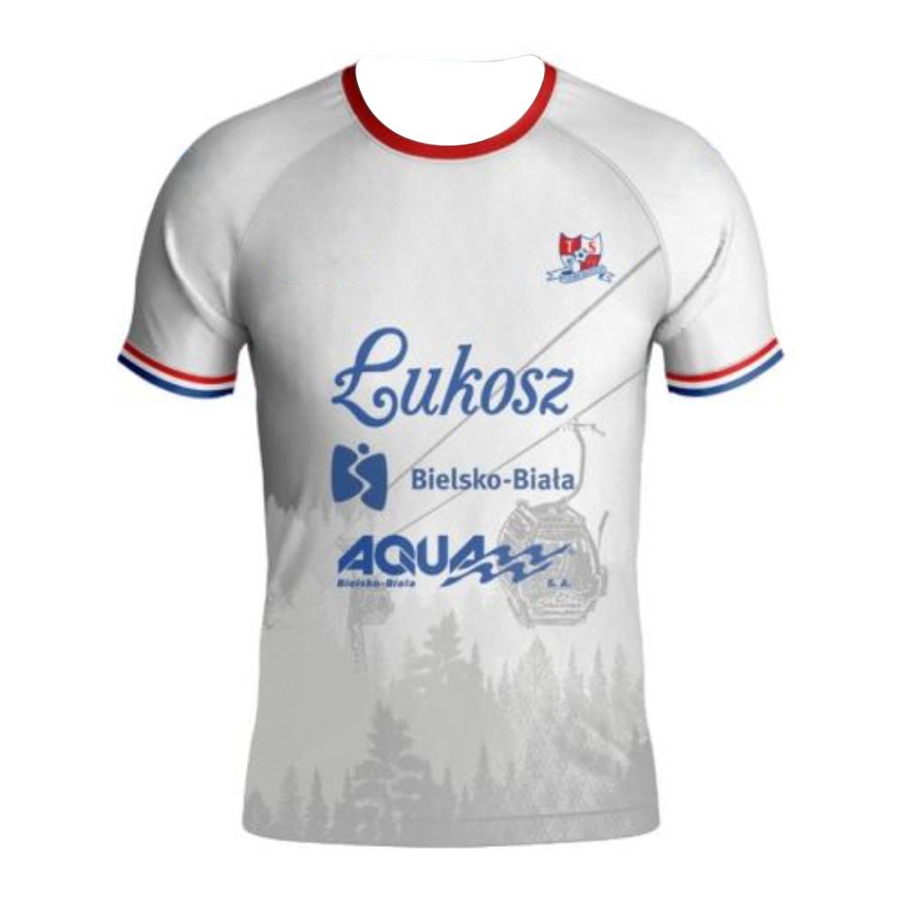 Podbeskidzie Bielsko-Biała 2026 New Model Short Sleeved Shirt Polish League Fan Version Breathable Quick Drying Sports Top