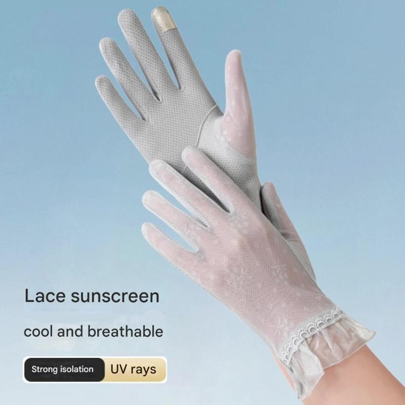 1 Paar Leichte Outdoor-Handschuhe Touchscreen-Funktion Anti-Rutsch-Handschuhe zum Fahren und Radfahren