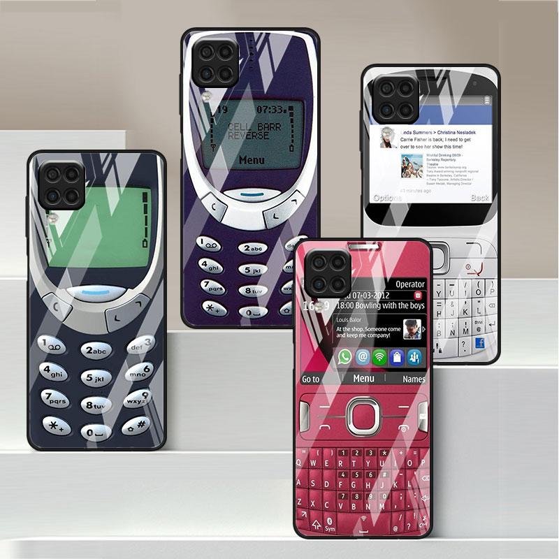 Magnetisches Radio Kassetten Glas Etui Für Samsung Galaxy A52 A71 A50 A51 A70 A21s A31 A72 A10 A12 A30 A22 5G Handyhülle