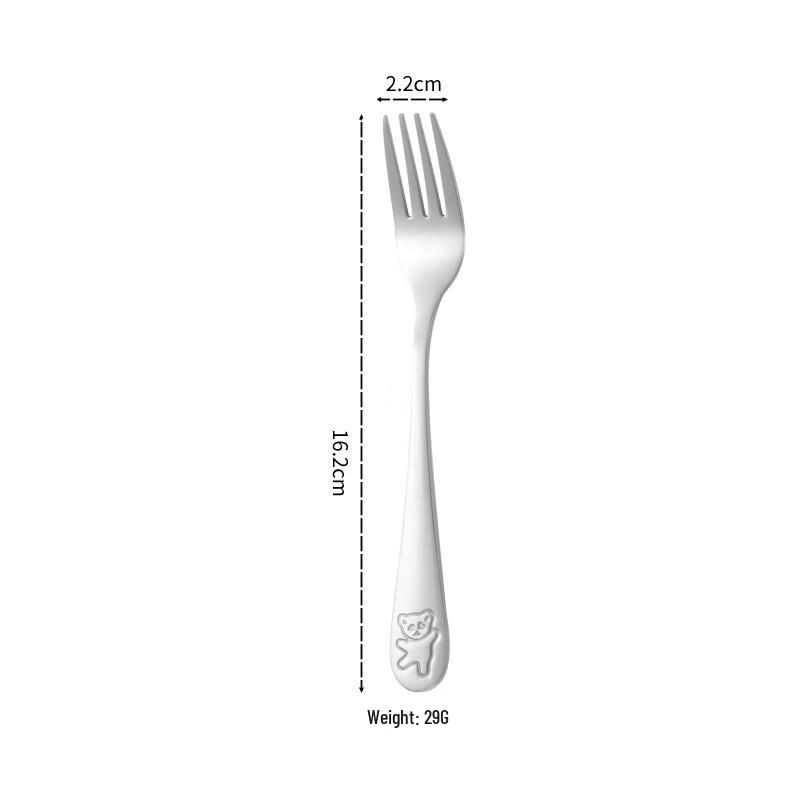 

Ru Han 304 Stainless Steel Little Bear Children s Cutlery