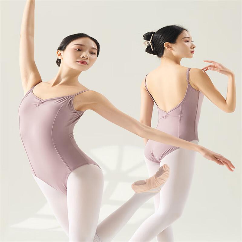 OEING Women's V-Neck Dance Leotard