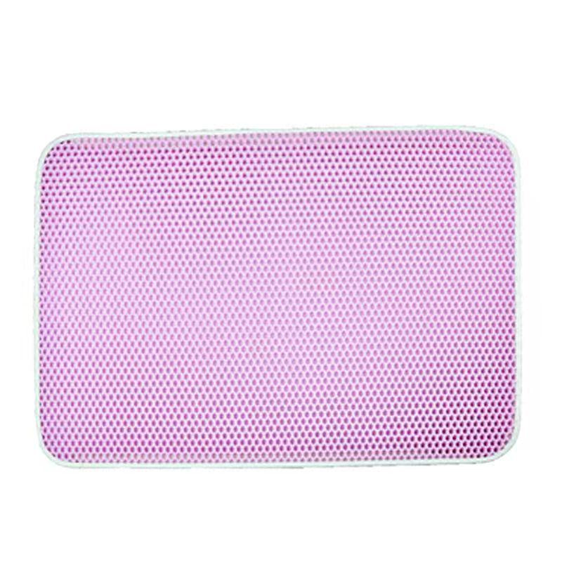 Cat Litter Mat with Double Layer Anti-Tracking Sand Control and Filtration System 30x30 cm