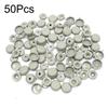 Screw Hinged Screw Cover 4mm 50pcs Fold Cover For Auto Car Decor Gray Hinged