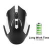 Optical 1200DPI Wireless Gaming Mouse Comfortable Grasp No Delay 2.4G Wireless Mouse - Black