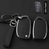 Alloy Leather Car Key Case For Hyundai Creta I40 I20 Ix25 Ix35 Ix45 I10 I30 Hb20 Elantra Solaris Sonata Santa Fe Tucson Accent