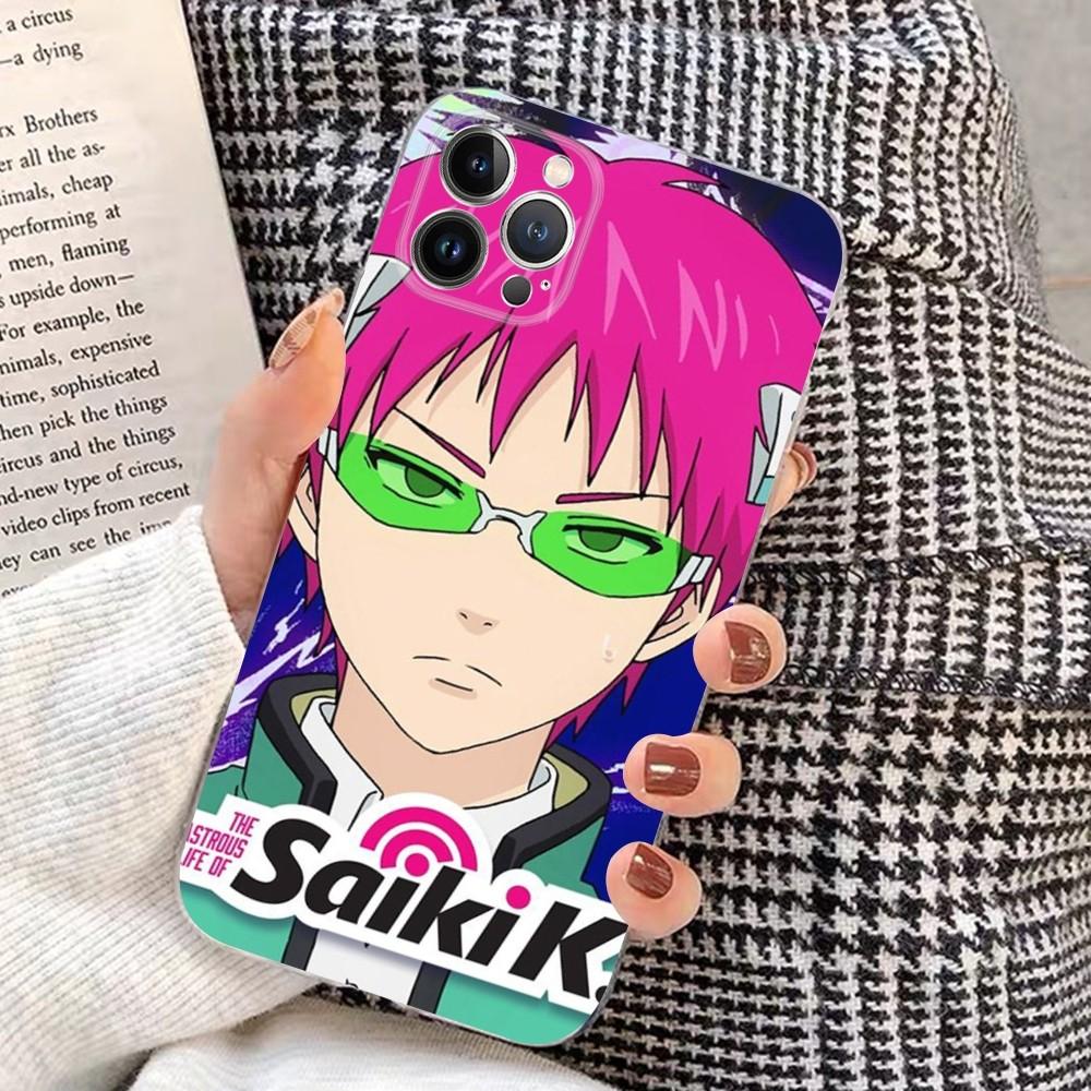 The Disastrous Life of Saiki K Phone Case for iPhone 15 8 7 6 6S Plus X SE 2020 XR XS 14 11 12 13 Mini Pro Max Mobile Case