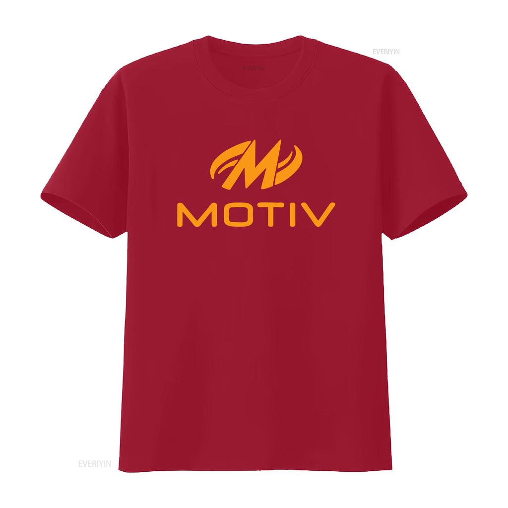 Motiv Bowling Ball Logo Unisexs Black T Shirt Size S XL vintage Washed Unisex Slightly designer clothes streetwear homme graphic