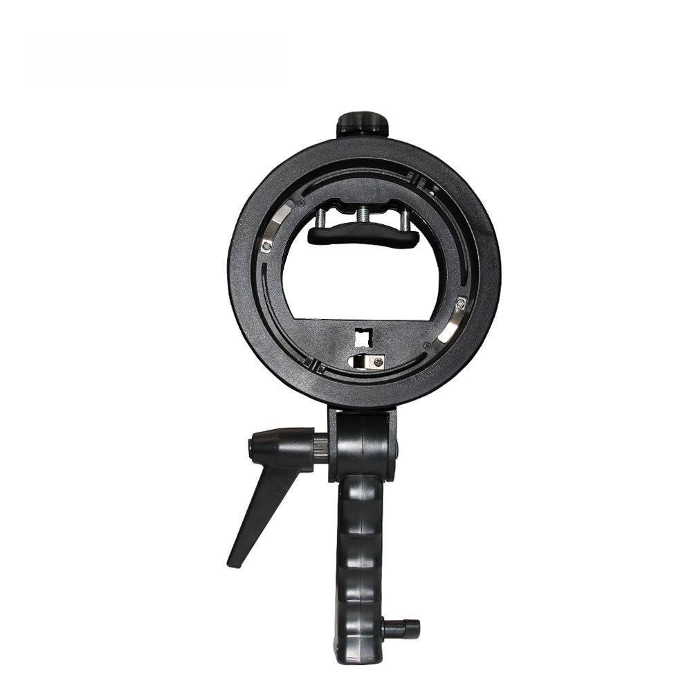 Round Short Handle S Chuck Flashlight Stand with Baorong Exquisite Mouth Base S Bracket
