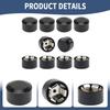 Motorcycle Bolt Covers Bolt Head Toppers Engine Caps Kit fit for Harley Touring Road King Street Glide Road Glide Electra Glide Sportster 883 Dyna